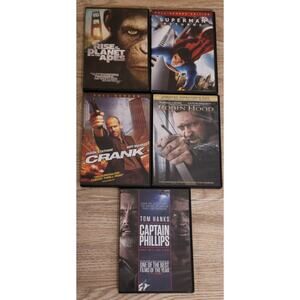 Lot Of 5 Action Dvds  Movies Pre-owned Untested Super-Hero Triller DC Comics
